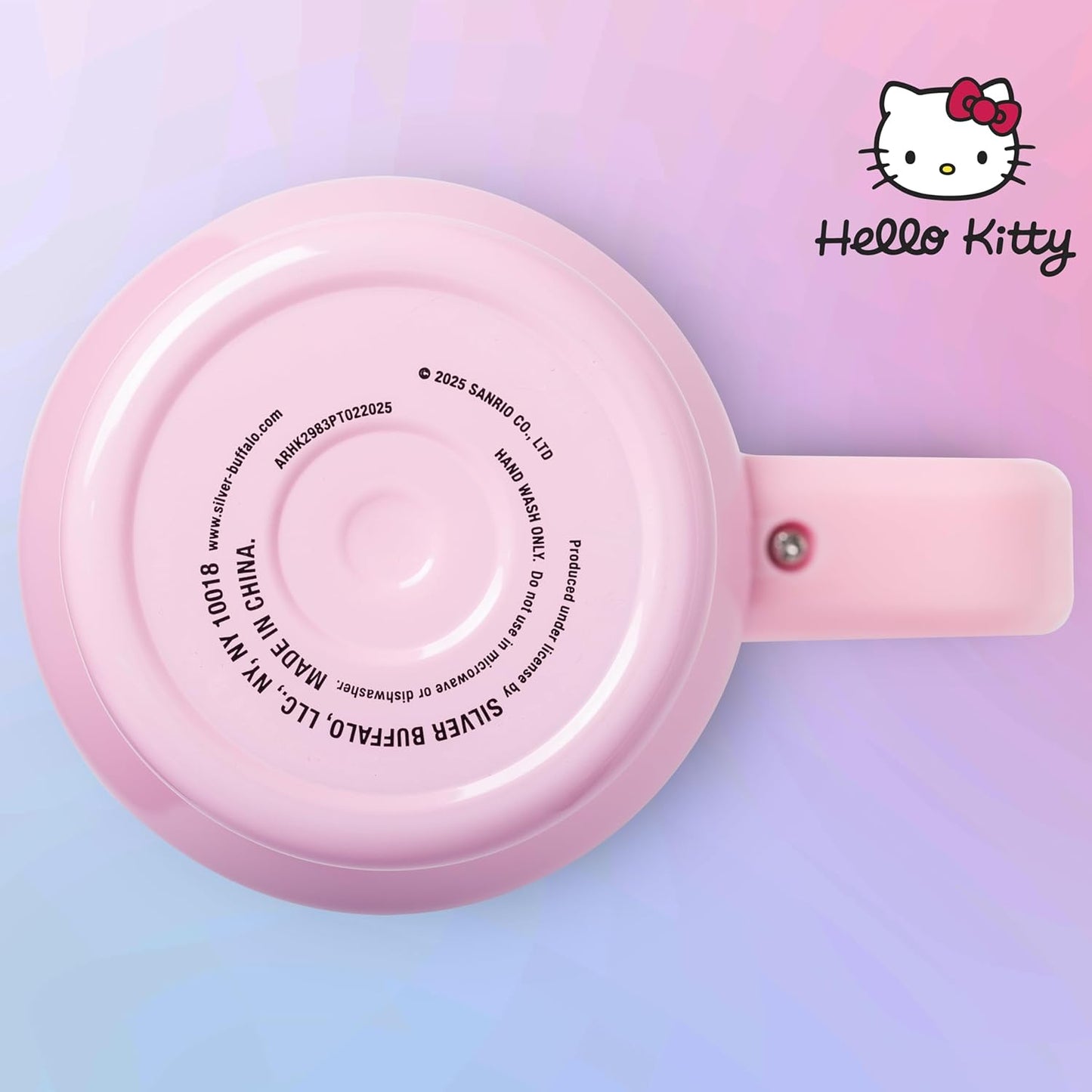 Sanrio Hello Kitty Christmas Holiday Sweater Merry and Bright Double Walled Stainless Steel Tumbler with Handle, Straw, and Straw Cap, Fits in Standard Cup Holder, 40 Ounces