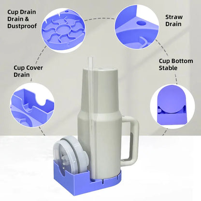 High Quality Tumbler Dry Store Rack Rack Tumbler Drying Station for Cleaning Cups and Storage Water Cup Holder