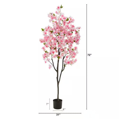 6 Ft. Artificial Cherry Blossom Tree